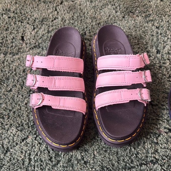Dr. Martens Shoes - Dr. Martens Pink Sandals with Adjustable Straps